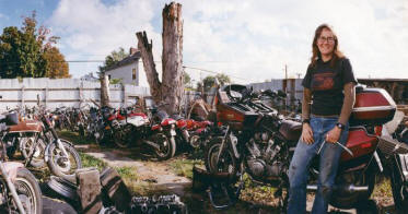 Sarah at Magnum Cycles in Louisville Kentucky, photographed by Bob Hower